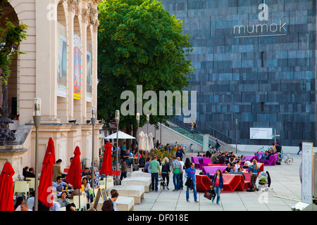 Il Museumsquartier area culturale, Vienna, Austria, Europa Foto Stock