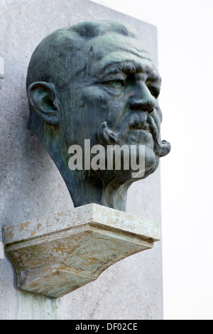 Paul von Hindenburg, un Prussian-German maresciallo di campo, statista e uomo politico, 1847-1934, busto sul Mariae assunta Foto Stock