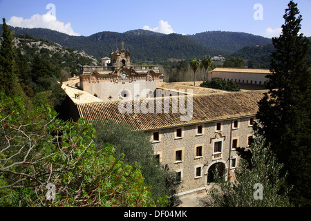 Monastero di Lluc, Maiorca, isole Baleari, Spagna Foto Stock