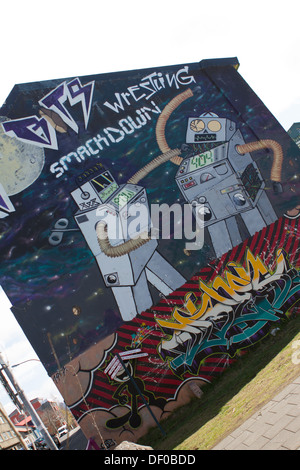 Graffiti di Raykjavik Foto Stock