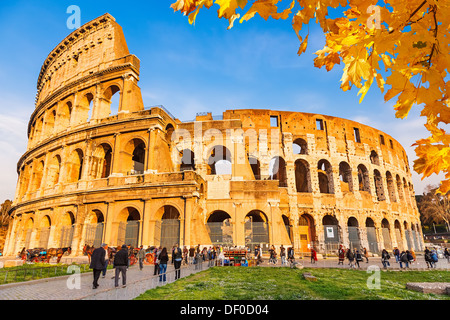 Colosseo a Roma Foto Stock