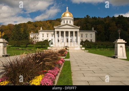 Stati Uniti d'America, USA, New England, Vermont Montpelier, lo State Capitol Building Foto Stock
