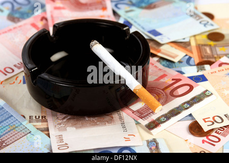 Berlino, Germania, icona foto per imposta sul tabacco Foto Stock