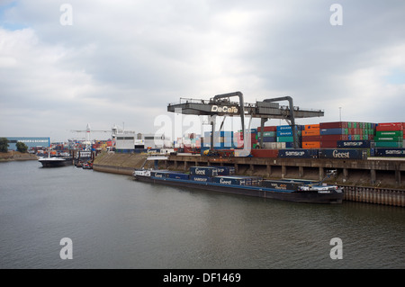 Duisport, Duisburg, Renania settentrionale-Vestfalia (Germania). Foto Stock