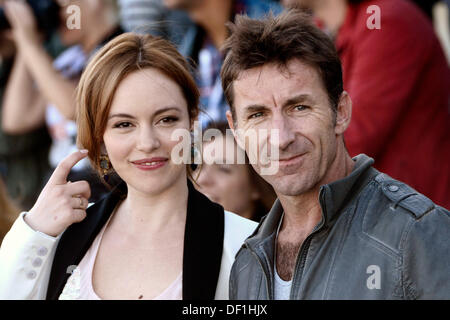 Olimpia Melinte e Antonio de la Torre durante il 'Canibal' photocall in corrispondenza della 61a San Sebastian International Film Festival il 23 settembre, 2013 Foto Stock