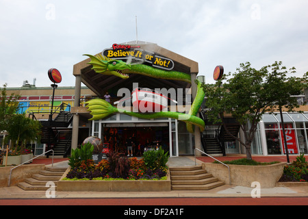 Credeteci o no di Ripley! Museo, luce padiglione Street, Harborplace, Porto Interno di Baltimore, Maryland, Stati Uniti d'America Foto Stock