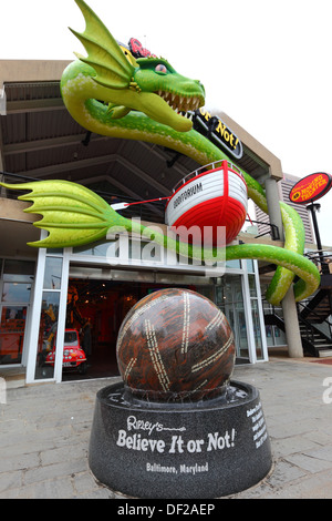 Credeteci o no di Ripley! Museo, luce padiglione Street, Harborplace, Porto Interno di Baltimore, Maryland, Stati Uniti d'America Foto Stock