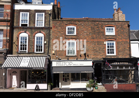 Highgate Village High Street - Londra Nord Foto Stock