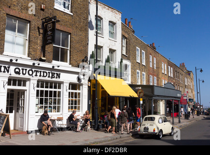 Highgate Village High Street - Londra Nord Foto Stock