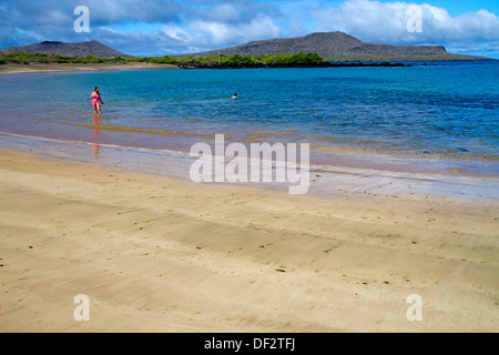 Post Office Bay, isola Floreana Foto Stock