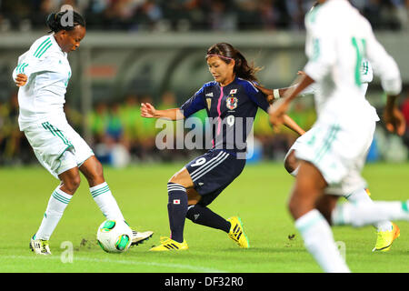 Nahomi Kawasumi (JPN), Settembre 26, 2013 - Calcio : internazionale amichevole tra Giappone 2-0 la Nigeria a Fukuda Denshi Arena, Chiba, Giappone. Credito: Daiju Kitamura AFLO/sport/Alamy Live News Foto Stock