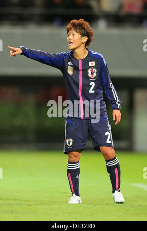 Saori Ariyoshi (JPN), Settembre 26, 2013 - Calcio : internazionale amichevole tra Giappone 2-0 la Nigeria a Fukuda Denshi Arena, Chiba, Giappone. Credito: Daiju Kitamura AFLO/sport/Alamy Live News Foto Stock