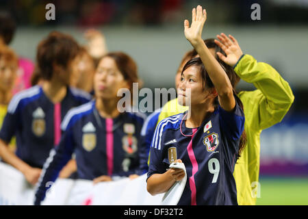 Nahomi Kawasumi (JPN), Settembre 26, 2013 - Calcio : internazionale amichevole tra Giappone 2-0 la Nigeria a Fukuda Denshi Arena, Chiba, Giappone. Credito: Daiju Kitamura AFLO/sport/Alamy Live News Foto Stock