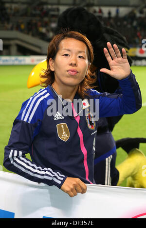 Azusa Iwashimizu (JPN), Settembre 26, 2013 - Calcio : internazionale amichevole tra Giappone 2-0 la Nigeria a Fukuda Denshi Arena, Chiba, Giappone. Credito: Daiju Kitamura AFLO/sport/Alamy Live News Foto Stock