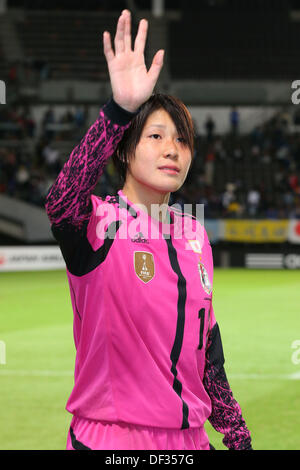 Erina Yamane (JPN), Settembre 26, 2013 - Calcio : internazionale amichevole tra Giappone 2-0 la Nigeria a Fukuda Denshi Arena, Chiba, Giappone. Credito: Daiju Kitamura AFLO/sport/Alamy Live News Foto Stock