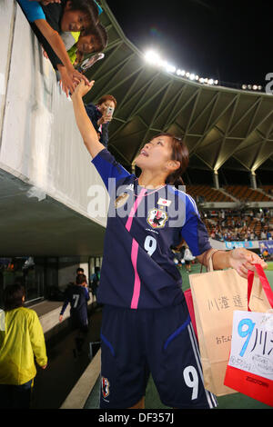 Nahomi Kawasumi (JPN), Settembre 26, 2013 - Calcio : internazionale amichevole tra Giappone 2-0 la Nigeria a Fukuda Denshi Arena, Chiba, Giappone. Credito: Daiju Kitamura AFLO/sport/Alamy Live News Foto Stock