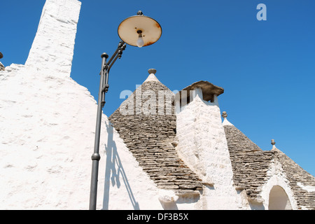 Case Trulli di Alberobello, Puglia, Italia. Foto Stock