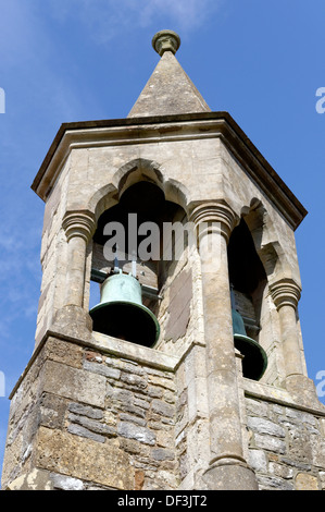 Bell Tower, St Swintin Church, Thorley, Isle of Wight, Inghilterra, Regno Unito, GB. Foto Stock