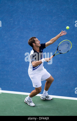 Richard Gasquet (FRA) competere in semifinale al 2013 US Open Tennis Championships Foto Stock