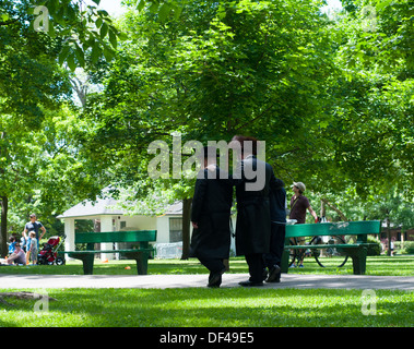 Montreal Nigun popolo ebraico nella zona Outremont Foto Stock