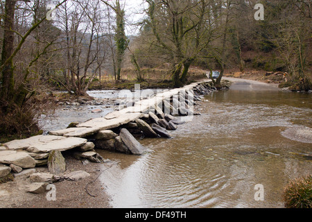 Tarr passi; Exmoor; Devon, Regno Unito Foto Stock