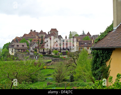I più bei villaggi di Francia,Loubressac Foto Stock