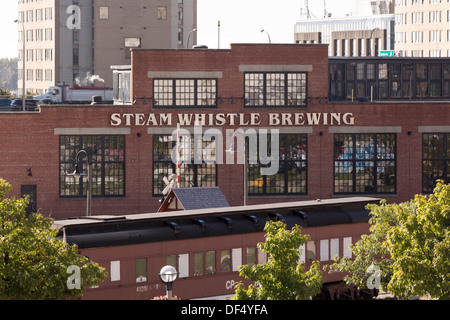 Fischio del vapore Brewing edificio su Bremmer Blvd. nel centro cittadino di Toronto Foto Stock