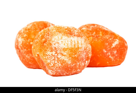 Secchi frutta mandarino closeup Foto Stock