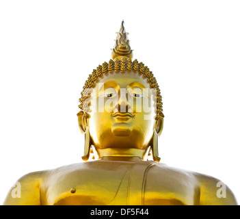 Grande statua del Buddha al Wat muang, Thailandia. Foto Stock