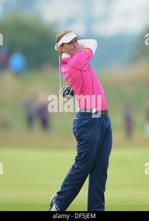 St Andrews, Kingsbarns, Scotland, Regno Unito . Il 28 settembre, 2013. Joost Luiten al XVII nel terzo round della Alfred Dunhill Links campionato a Old Course St Andrews Credit: Azione Plus immagini di sport/Alamy Live News Foto Stock