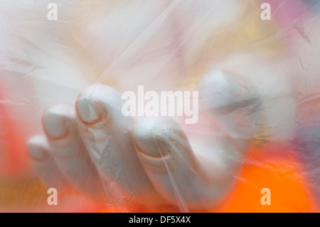 Ganesh Chaturthi. Idoli pronti per la vendita Foto Stock