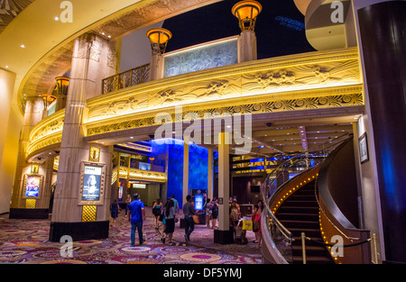 L'interno della MGM hotel e casinò di Las Vegas. Foto Stock