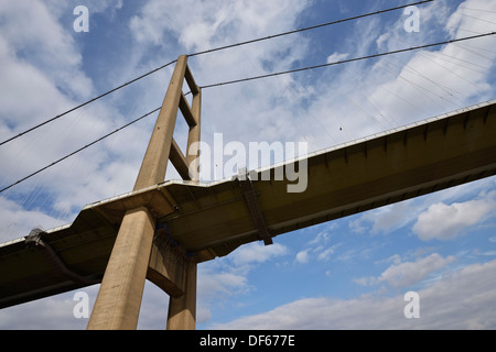 Il Humber Bridge Hessle East Riding of Yorkshire Regno Unito Foto Stock