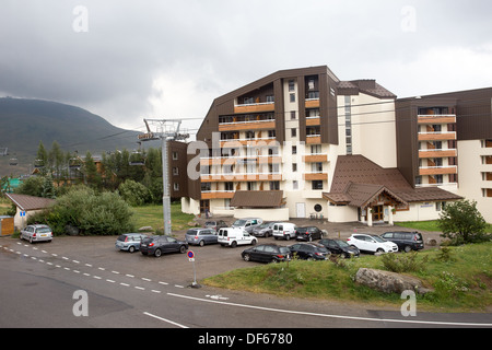 Alpes d'Huez Alp Huez Isere Rodano Alpi Francia Foto Stock