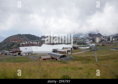 Alpes d'Huez Alp Huez Isere Rodano Alpi Francia Foto Stock