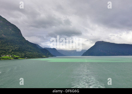 L'Europa,NORVEGIA,fiordi norvegesi sognefjorden Foto Stock