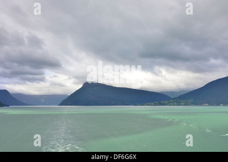 L'Europa,NORVEGIA,fiordi norvegesi sognefjorden Foto Stock