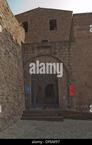 L'Europa, Spagna, Barcellona, Cardona, Gate di chattel, castello Foto Stock