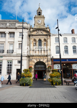 Hereford Buttermarket esterno dell'edificio, Città Alta Hereford. Foto Stock