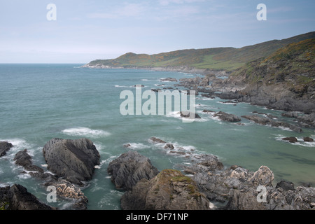 Punto di morte, North Devon, fotografata da Woolacombe. Foto Stock