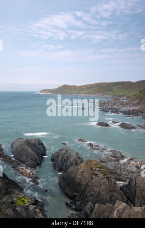 Punto di morte, North Devon, fotografata da Woolacombe. Foto Stock