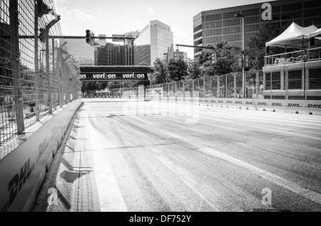 Sulla pista di Baltimore Grand Prix Foto Stock