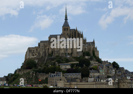 Francia,Bretagne , Normandie, Mont Saint Michel Foto Stock