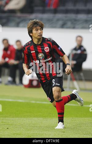 Frankfurt am Main, Germania, Settembre 19, 2013. Xix Sep, 2013. Takashi Inui la (Francoforte) Calcio : UEFA Europa League match tra Eintracht Francoforte e FC Girondins de Bordeaux a Francoforte Stadion di Frankfurt am Main, Germania, Settembre 19, 2013 . © AFLO/Alamy Live News Foto Stock