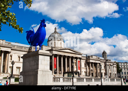 Galleria Nazionale di Trafalgar Square a Londra Foto Stock