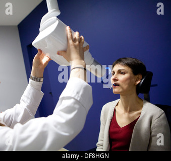 DENTAL di un esame a raggi X Foto Stock