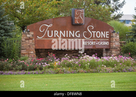Pietra di tornitura Resort & Casino è raffigurato in Verona, NY Foto Stock
