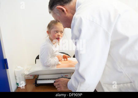 Bambino, SINDROME DI DOWN Foto Stock