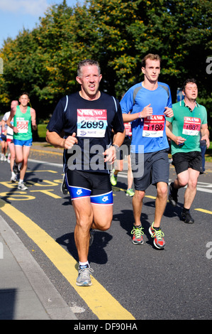 Il Nottingham Robin Hood Marathon 2013. Foto Stock