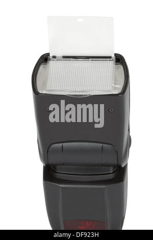 Digital flash automatico, isolato su sfondo bianco con tracciato di ritaglio Foto Stock